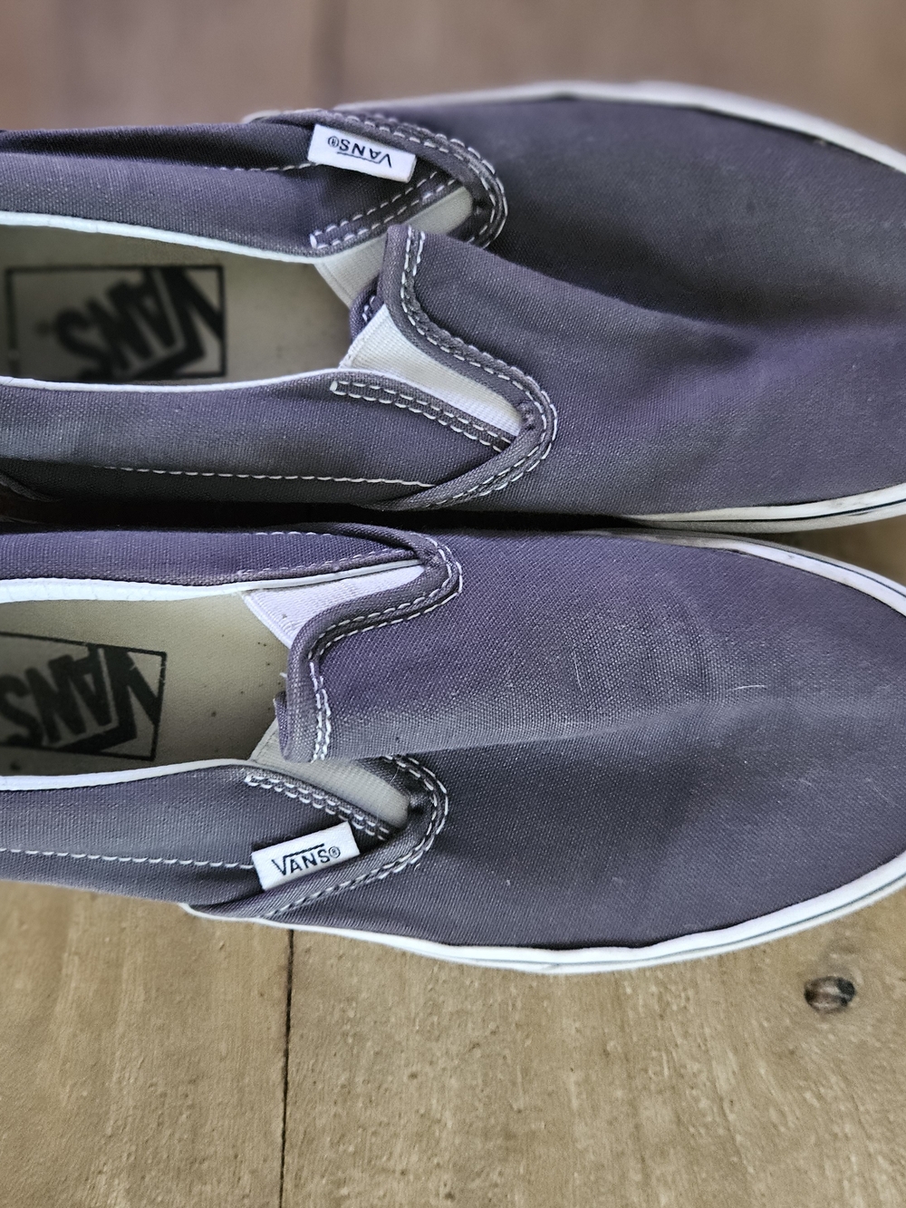 Vans Classic Slip-On Women's Purple & White Sneakers